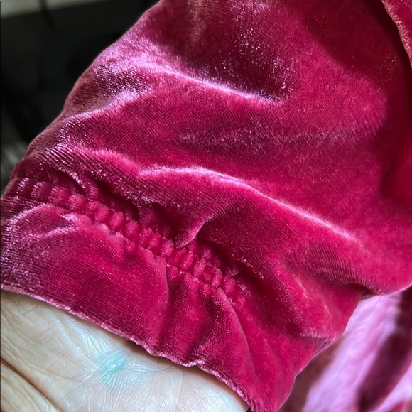 Old Navy Pink Velvet Blazer Short-Sleeved size medium nwot - Picture 3 of 4